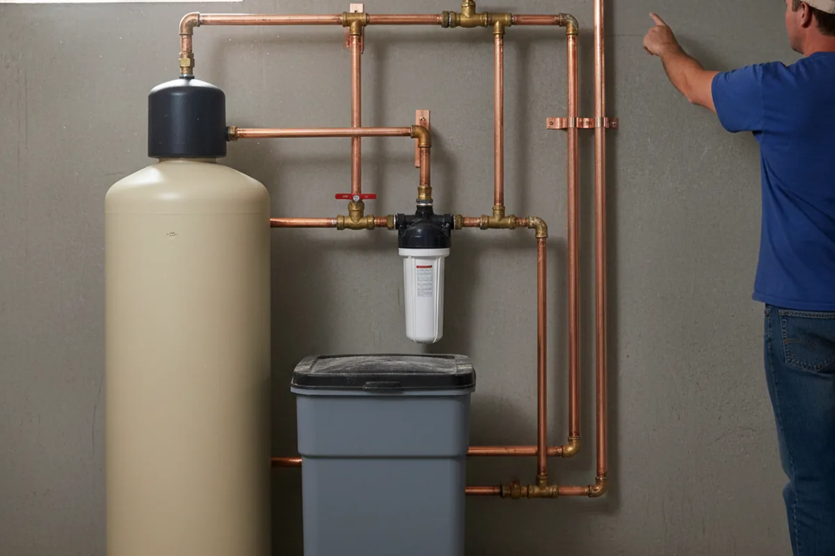 Whole-house water treatment system installed in Slemp